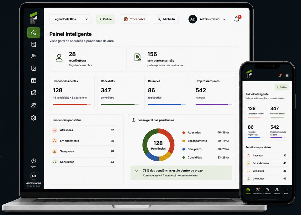 FURLAN ENGENHARIA em computador e celular